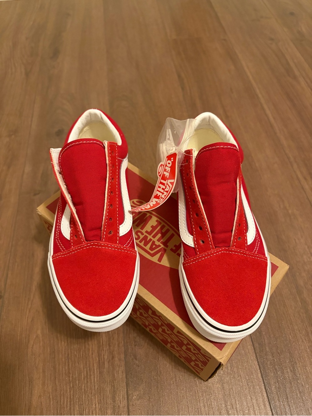 Red Vans - Picture 2 of 6
